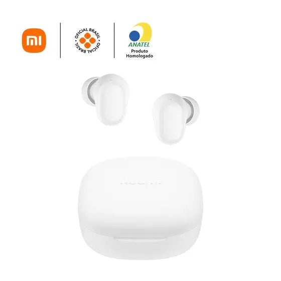 Fone Bluetooth Redmi Buds 6 Play, Wireless, Bluetooth 5.4, Aplicativo próprio, Original com Garantia