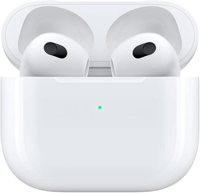 Fone de Ouvido Sem Fio, Apple, AirPods (3ª Geração), com Áudio Espacial, Bluetooth 5.0, Resistente à Água IPX4, Estojo Lightning - Original com Garantia Apple