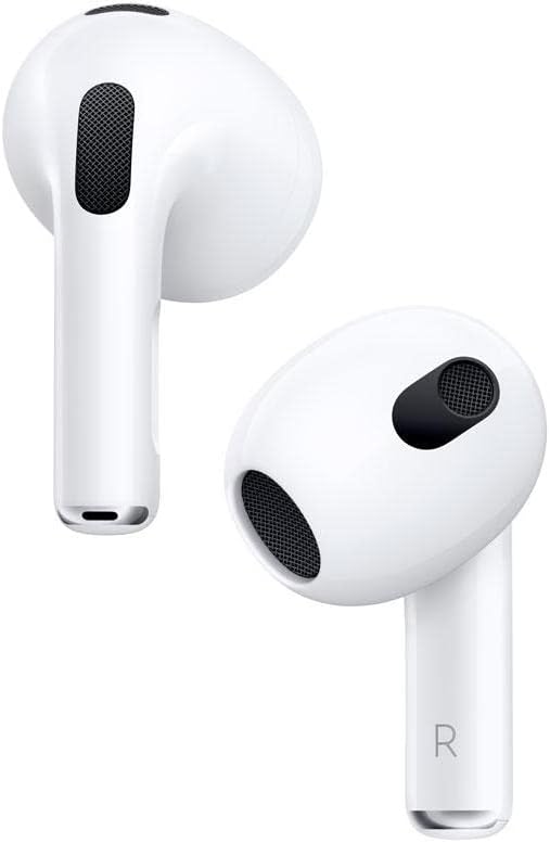 Fone de Ouvido Sem Fio, Apple, AirPods (3ª Geração), com Áudio Espacial, Bluetooth 5.0, Resistente à Água IPX4, Estojo Lightning - Original com Garantia Apple