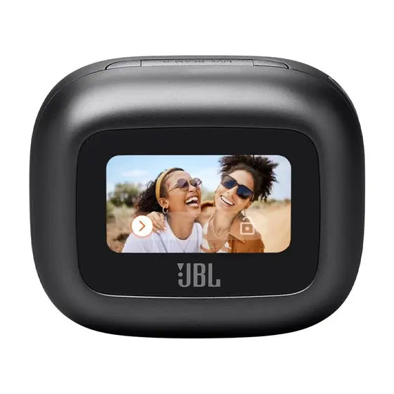 Fone de Ouvido Sem Fio, JBL, Live Beam 3, com Case Inteligente Touchscreen, Bluetooth 5.3, Cancelamento de Ruído Adaptativo - Original com Garantia