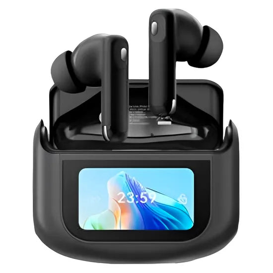 Fone de Ouvido Sem Fio, Blackview, AirBuds 12, com Case com Display LED, À Prova d'Água IPX7, Bluetooth 5.4, Esportivo - Original com Garantia