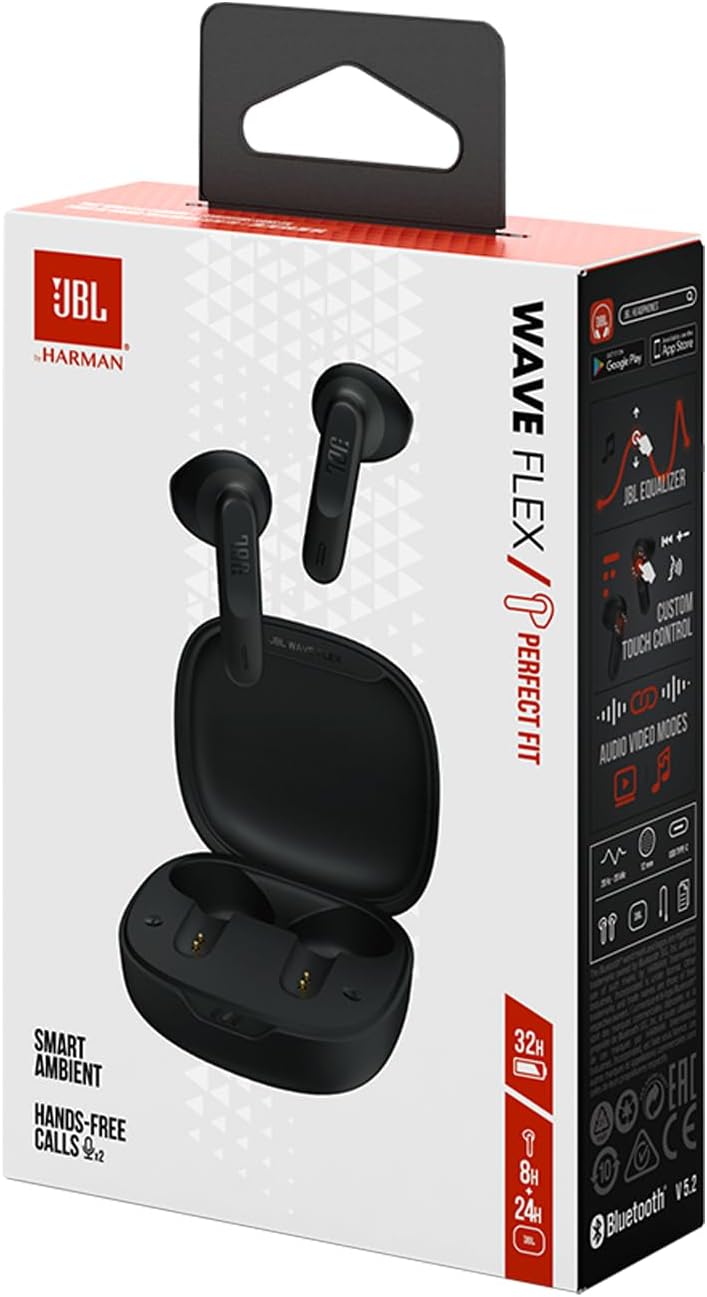 Fone de Ouvido Sem Fio TWS, JBL, Vibe Flex, com JBL Deep Bass Sound, Bluetooth 5.2 e Design Aberto - Original com Garantia