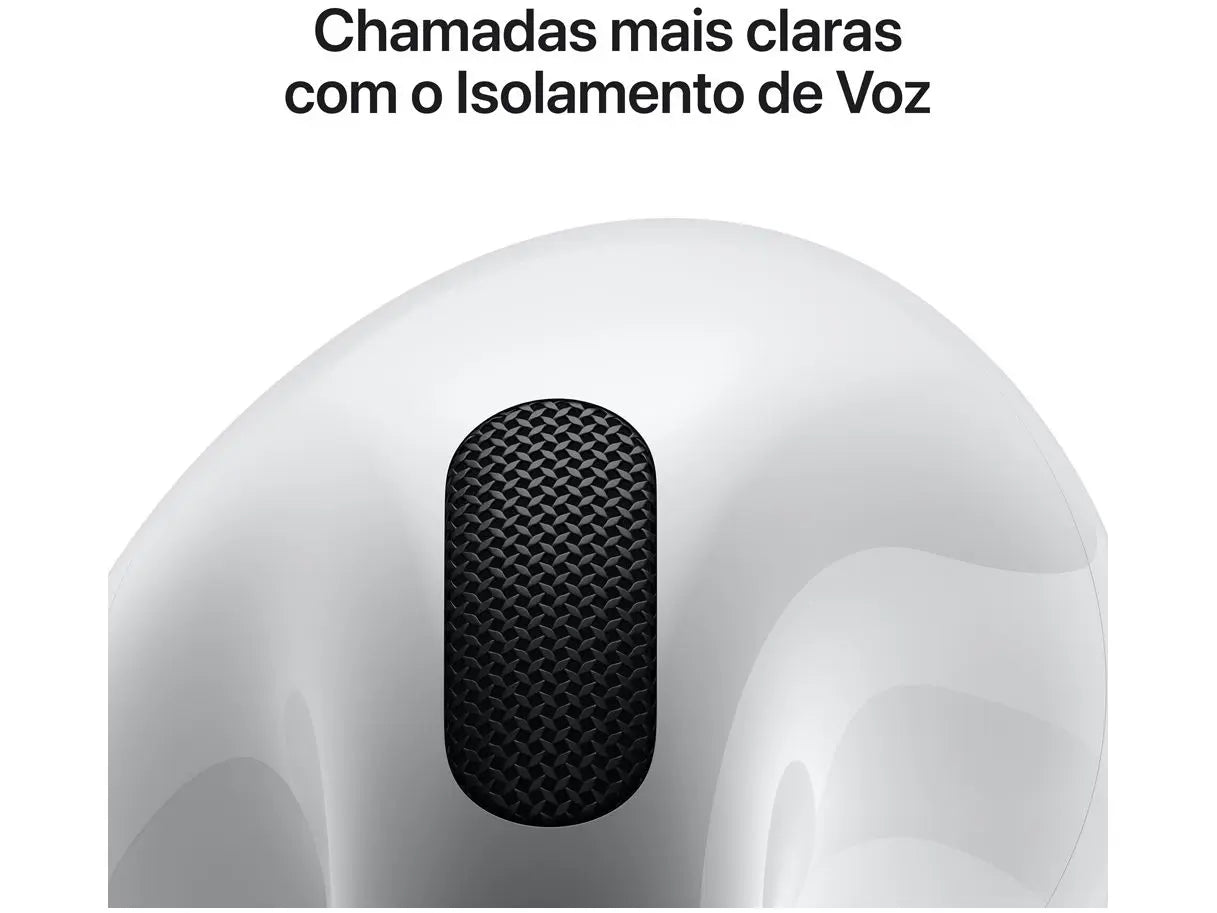 Apple AirPods (4ª Geração) Bluetooth 5.3 - Original com Garantia Apple 1 Ano