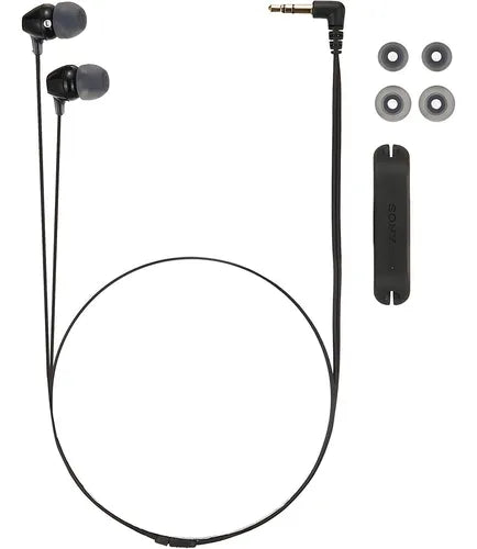 Fone de Ouvido Intra-auricular com Fio, Sony, MDR-EX15AP, com Microfone Integrado e Conexão P2 (3.5mm) - Original com Garantia
