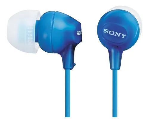 Fone de Ouvido Intra-auricular com Fio, Sony, MDR-EX15AP, com Microfone Integrado e Conexão P2 (3.5mm) - Original com Garantia