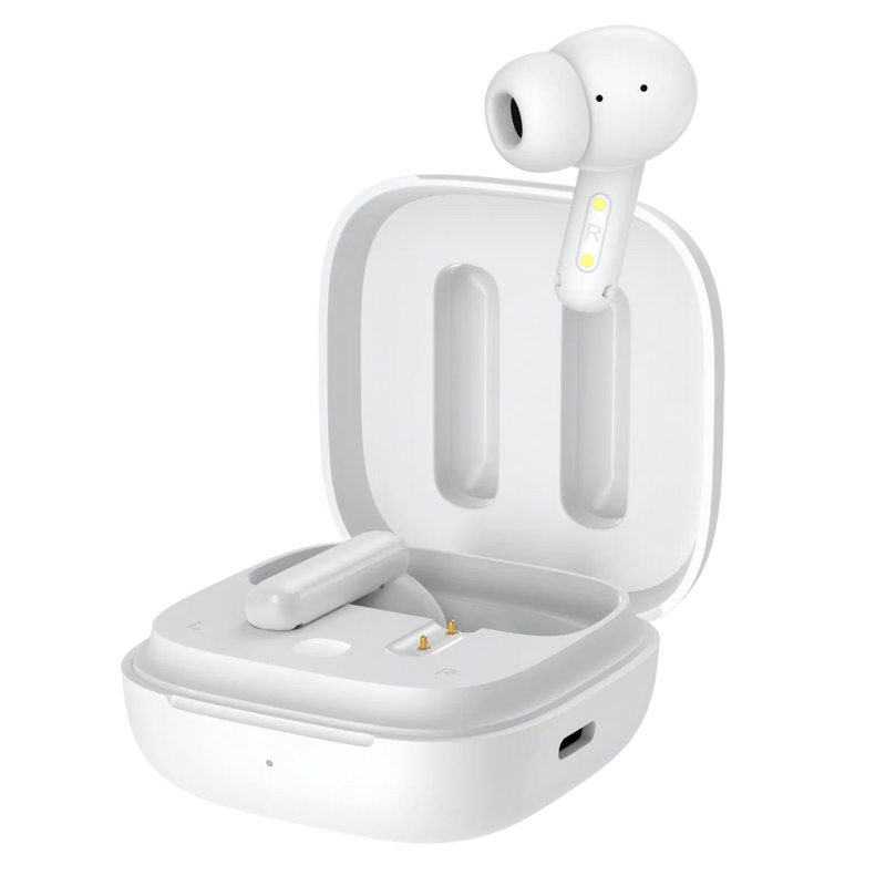 Fone Bluetooth QCY T13 ANC Branco, Wireless, Bluetooth 5.3, Original com Garantia, Aplicativo próprio