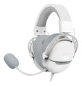 Headset Gamer com Fio, Redragon, Aurora H376WG, com Som Surround 7.1 e Iluminação RGB, Conexão USB - Branco, Original com Garantia