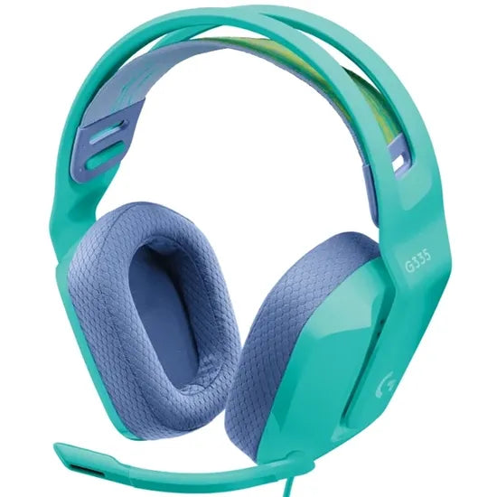 Headset Gamer Multiplataforma, Logitech G G335, com Fio, Leve e Confortável, com Microfone Flip-to-Mute - Original com Garantia
